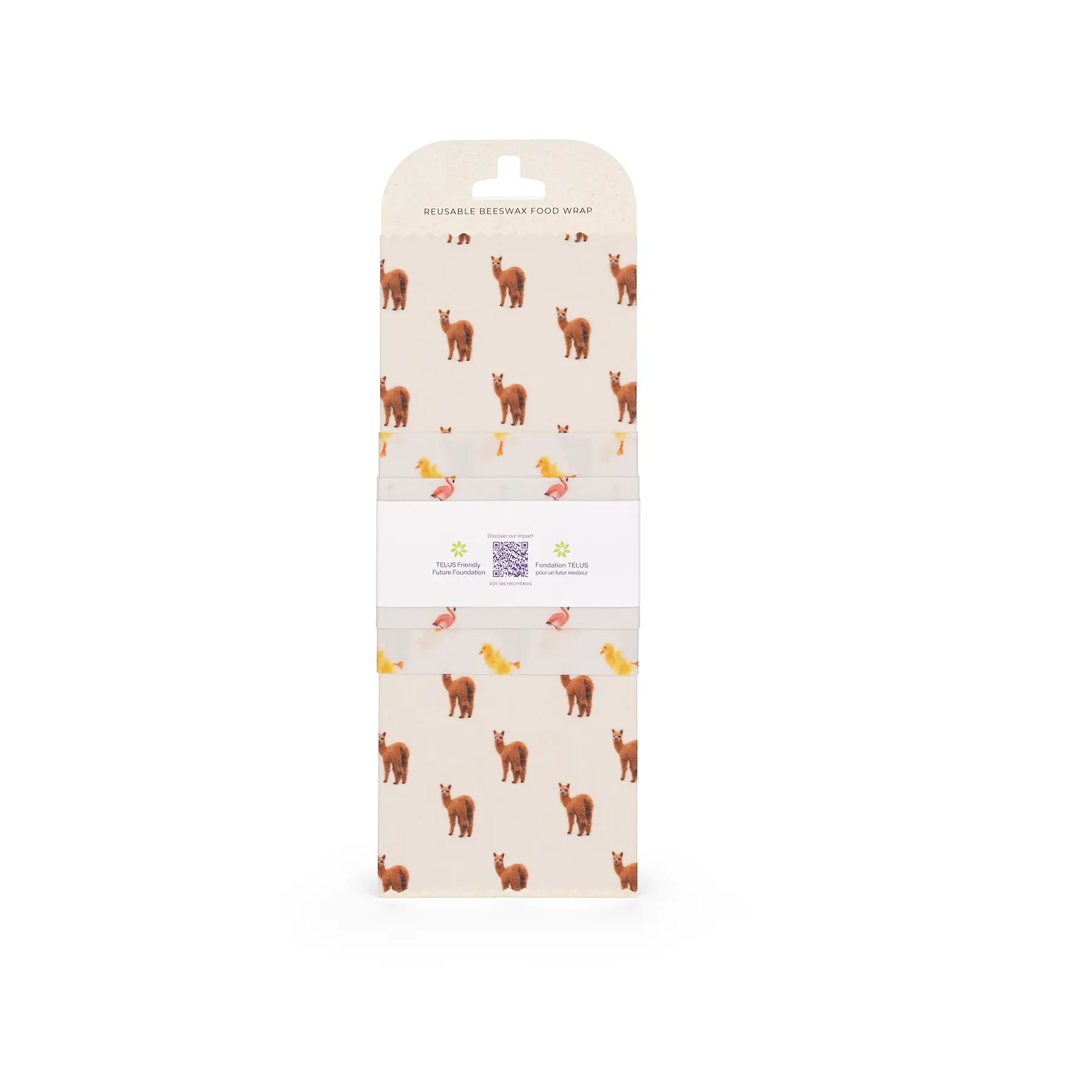 TELUS x Goldilocks Goods Reusable Beeswax Wraps