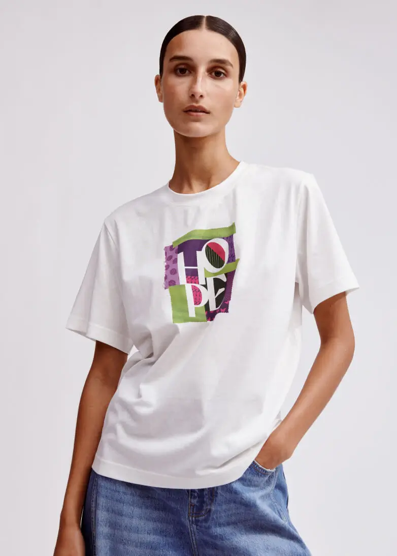 Hope Patchwork T-shirt